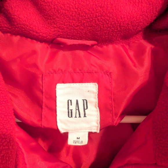 Gap Womens Winter Puffer Jacket Red Size M - Picture 7 of 7
